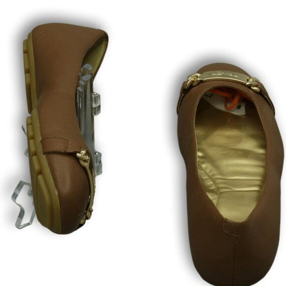 EUC Coach Bianca Brown Leather Round Toe Slip-On Ballet Flats EU 38 - Picture 3 of 7